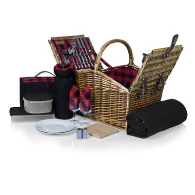 Picnic Time Somerset Basket, Red