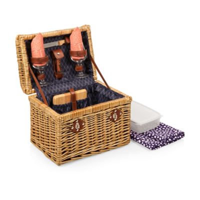 Picnic Time Purple Napa Basket, 19 in. x 13 in. x 12 in.