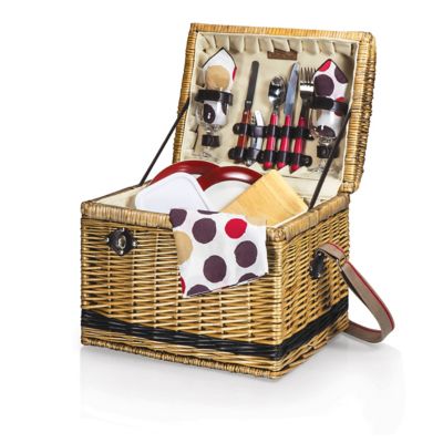 Picnic Time Brown Yellowstone Basket, 12.5 in. x 8.5 in. x 16.5 in.
