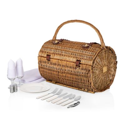 Image showing  Red Barrel Basket, 15 in. x 10 in. x 13 in.