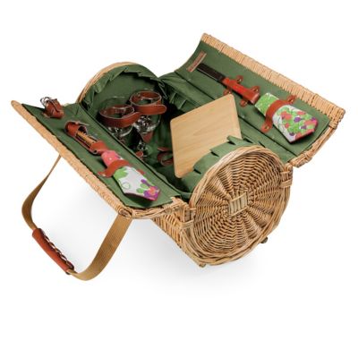 Picnic Time Verona Basket, Green