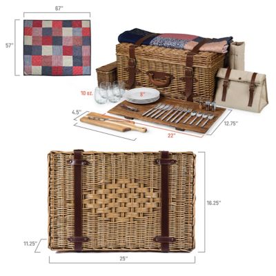 Image showing 6 th Picnic Time Beige Charleston Basket, 25 in.