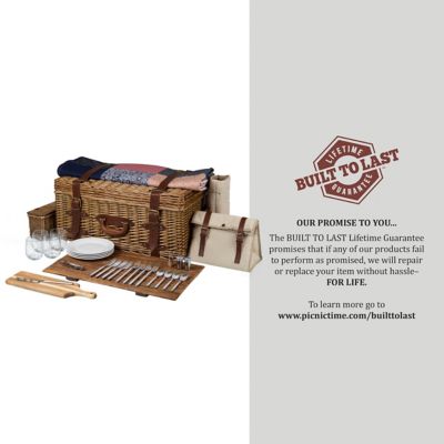 Image showing 7 th Picnic Time Beige Charleston Basket, 25 in.