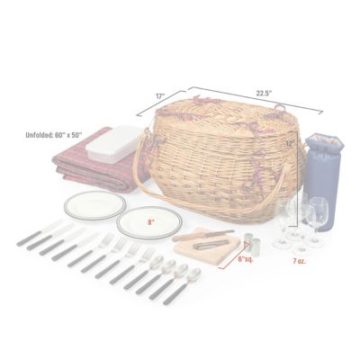 Image showing  Red Highlander Basket, 22 in. x 17 in. x 12 in.
