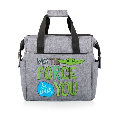 Oniva OTG Star Wars Mandalorian Lunch Cooler, May the Force Be With You, Gray