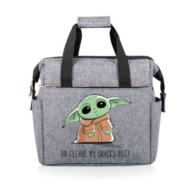 Oniva OTG Star Wars Mandalorian Lunch Cooler, Did I leave My Snacks, Gray