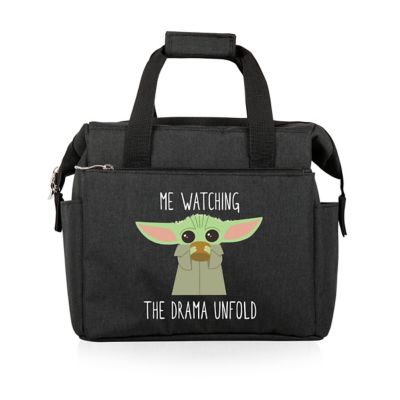 Oniva OTG Star Wars Mandalorian Lunch Cooler, Me Watching, Black