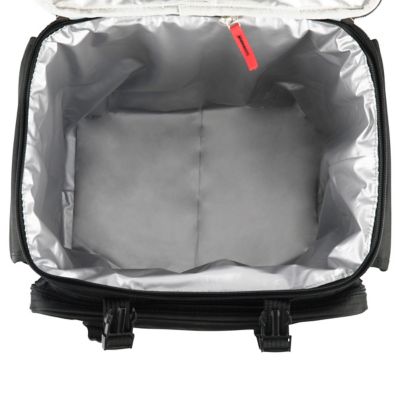 Image showing  8-Can Bodega Soft-Sided Wine Cooler on Wheels, Black