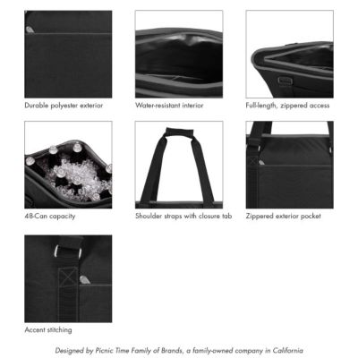 Image showing  12-Can Tahoe XL Cooler Bag, Black