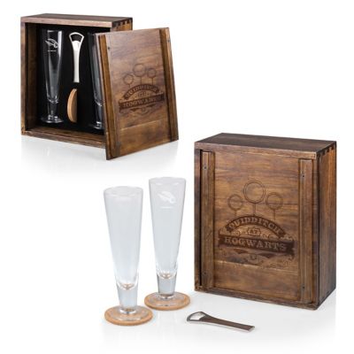 Image showing  Warner Bros Harry Potter Pilsner Beer Set, Brown