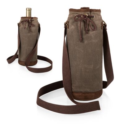 Image showing  Waxed Canvas Wine Tote