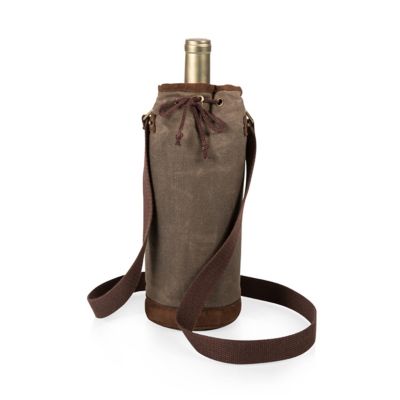 Image showing  Waxed Canvas Wine Tote