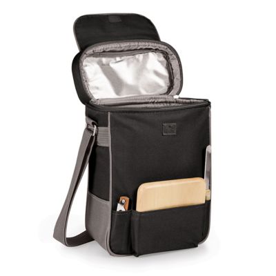 Legacy Duet Wine Tote, Black Duet Wine and Cheese Picnic Bag