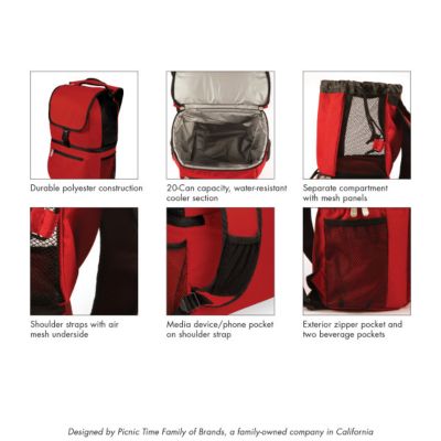 Image showing 9 th Oniva 20-Can Zuma Backpack Cooler