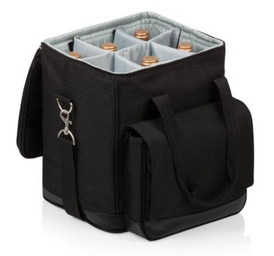 Image showing 5 th Legacy 6-Bottle Cellar Soft-Sided Wine Cooler, Black