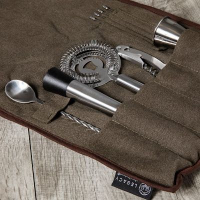 Image showing  Bar Tool Roll Up Kit, Green