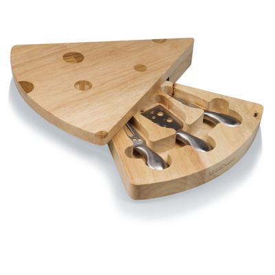 Image showing  Swiss Cheese Board and Tools Set