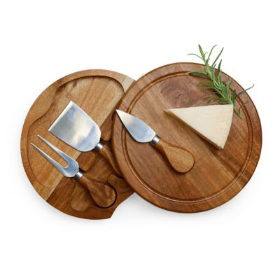Image showing  Acacia Brie Cheese Board and Tools Set