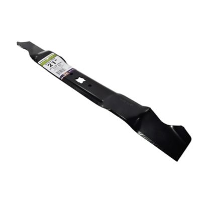 Image showing MaxPower 21 in. Mulching Lawn Mower Blade for MTD, Cub Cadet, Troy-Bilt and Craftsman Mowers, Replaces OEM 942-0741 and 742-0741