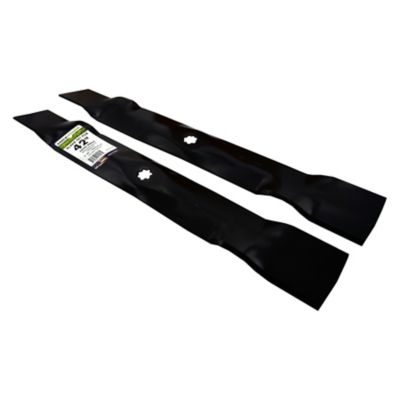 Image showing  42 in. 3-in-1 Lawn Mower Blades for Many John Deere Mowers, Replaces OEM GX22151 and GY20850, 2 pk.