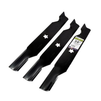 Image showing 5 th MaxPower 54 in. High-Lift Lawn Mower Blades for Many Craftsman, Husqvarna and Poulan Mowers, 3 pk.