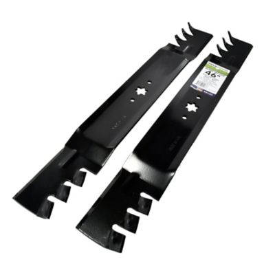 Image showing 8 th MaxPower 46 in. Commercial Mulching Lawn Mower Blades for MTD, Cub Cadet and Troy-Bilt Mowers, 2 pk.