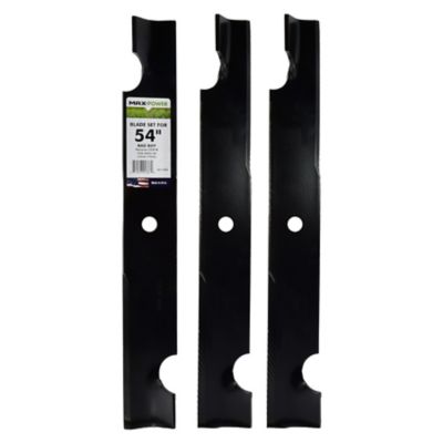 Bad Boy 54 in. Deck Fusion Lawn Mower Blade Set for Bad Boy Mowers 3 Pack at Tractor Supply Co