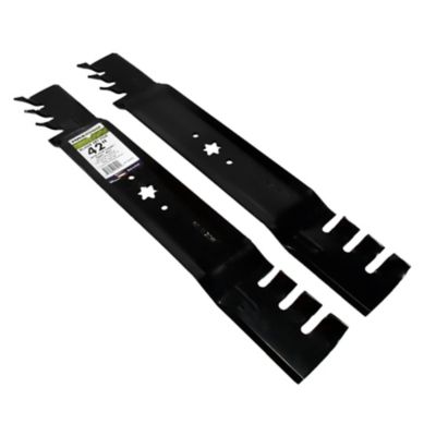 Image showing  42 in. Commercial Mulching Lawn Mower Blades for MTD, Cub Cadet and Troy-Bilt Mowers, 2-Pack