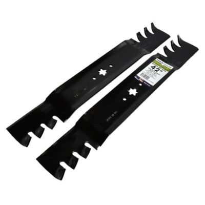 Image showing 5 th MaxPower 42 in. Commercial Mulching Lawn Mower Blades for MTD, Cub Cadet and Troy-Bilt Mowers, 2 pk.