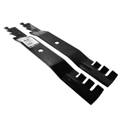 Image showing  42 in. Commercial Mulching Lawn Mower Blades for John Deere Mowers, Replaces OEM AM137328, AM141033 and GX22151, 2 pk.