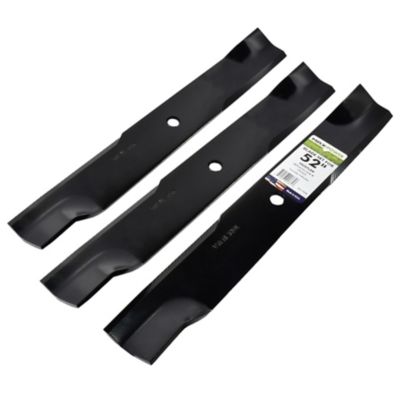 Image showing 5 th MaxPower 52 in. High-Lift Lawn Mower Blades for Hustler and Dixie Chopper Mowers, 3 pk.