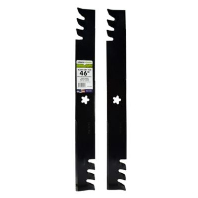 MaxPower 2-Commercial Mulching Blade Set for Many 46 in. Craftsman, Husqvarna, Poulan Mowers, Replaces OEM #'s 403107, 532403107