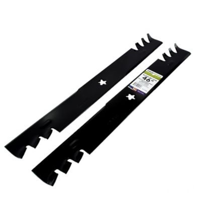 Image showing 5 th MaxPower 46 in. Commercial Mulching Lawn Mower Blades for Craftsman, Husqvarna and Poulan Mowers, Replaces OEM 403107, 2 pk.