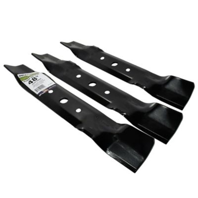 Image showing  48 in. Lawn Mower Blades for Many John Deere Mowers, Replaces OEM GX20250, GY20568 and 50-2141, 3 pk.