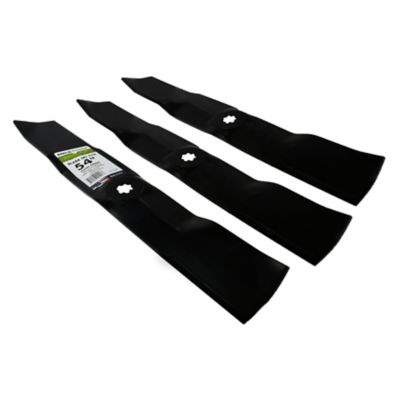 Image showing  54 in. Lawn Mower Blades for Many John Deere Rider Mowers, Replaces OEM GX21380, GY20679 and GY20684, 3 pk.