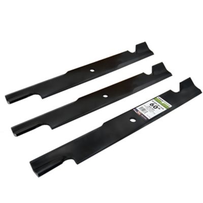 Image showing 5 th MaxPower 60 in. High-Lift Lawn Mower Blades for Toro, Exmark and Bad Boy Mowers, Replaces OEM 633483 and 133-2127, 3 pk.