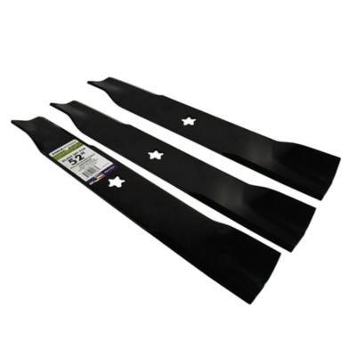 Image showing  52 in. Lawn Mower Blades for Many Craftsman, Husqvarna and Poulan Mowers, Replaces OEM 870801 and 574-870801, 3-Pack