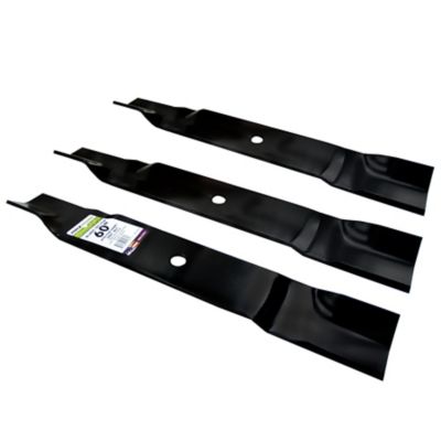 Image showing  60 in. High-Lift Lawn Mower Blades for MTD, Cub Cadet and Troy-Bilt Mowers, Replaces OEM 02005019 and 50-3046, 3-Pack