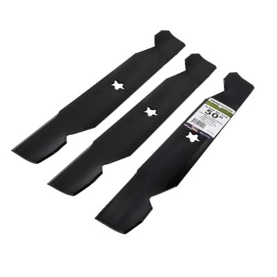 Image showing 5 th MaxPower 50 in. Lawn Mower Blades for Many Craftsman, Husqvarna and Poulan Mowers, Replaces OEM 137380 and 532137380, 3 pk.