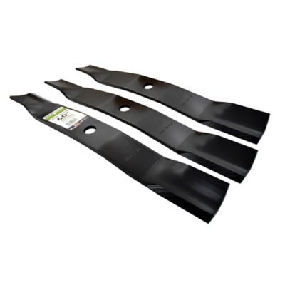 Image showing  60 in. Lawn Mower Blades for Many John Deere Mowers, Replaces OEM M128485, M133381, TCU15881 and 50-3035, 3 pk.