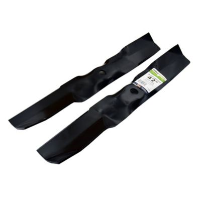 Image showing 5 th MaxPower 42 in. High-Lift Lawn Mower Blades for Many John Deere Zero-Turn Mowers, Replaces OEM M170639 and UC22008, 2 pk.