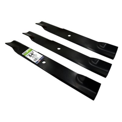 Image showing  54 in. Mulching Lawn Mower Blades for Many Hustler Mowers, Replaces OEM 601124 and 797696, 3 pk.