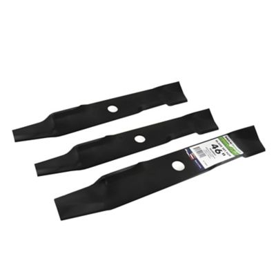 Image showing 5 th MaxPower 46 in. Mulching Lawn Mower Blades for Many Murray Mowers, Replaces OEM 56631E701 and 656631, 3 pk.