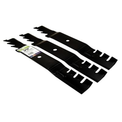 Image showing  50 in. Commercial Mulching Lawn Mower Blades for Toro TimeCutter Z, Replaces OEM 110-6837-03 and 112-9759-03, 3 pk.