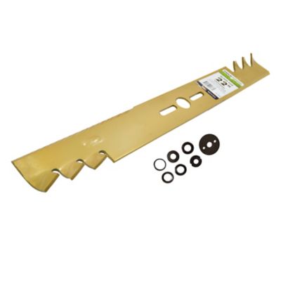 Image showing 5 th MaxPower 22 in. Universal Gold Metal Mulching Lawn Mower Blade