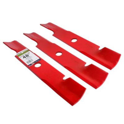 Image showing  48 in. High-Lift Lawn Mower Blades for Many Exmark Mowers, Replaces OEM 103-6401 and 103-6401-S, 3 pk.