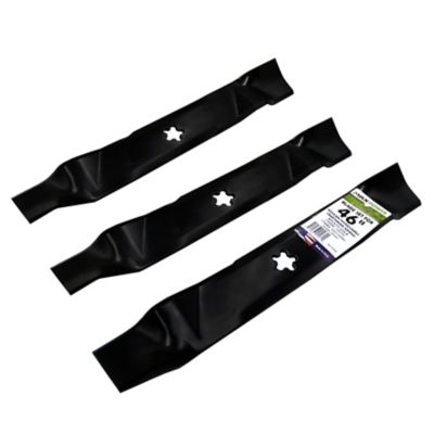 Image showing 5 th MaxPower 46 in. Mulching Lawn Mower Blades for Craftsman, Husqvarna and Poulan Mowers, 3 pk.