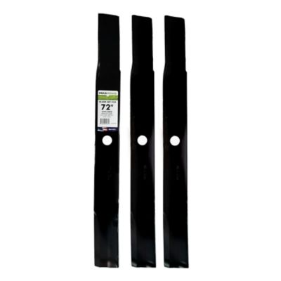 MaxPower 72 in. Lawn Mower Blades for John Deere Mowers, Replaces OEM AM-102402, AM-38314, M141786, M80783 and 50-4405, 3-Pack