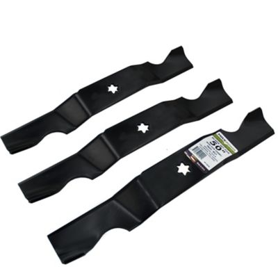 Image showing 5 th MaxPower 50 in. Heavy-Duty Lawn Mower Blades for Many MTD, Cub Cadet and Troy-Bilt Mowers, 3 pk.
