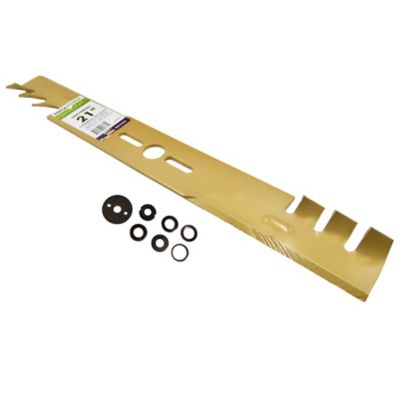 Image showing  21 in. Universal Gold Metal Mulching Lawn Mower Blade